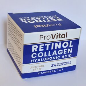 pro-vital Crème Retinol 3% Acide Hyaluronique 3% + Collagène 50g