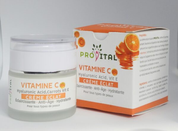 pro-vital Maroc Crème Eclat à base de Vitamine C 50 g