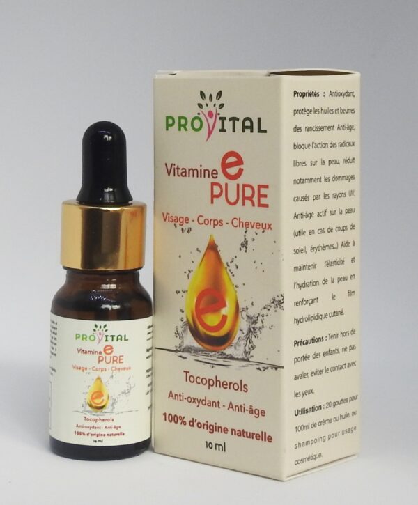 pro-vital maroc Vitamine E anti age 10 ml